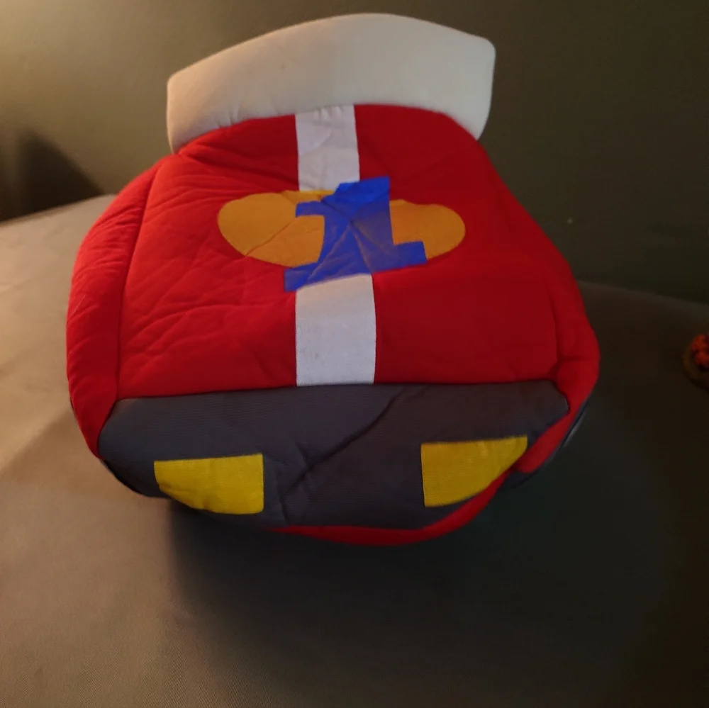 Target Red and Blue Racing Car Plush Costume For Kids! - Picture 3 of 7